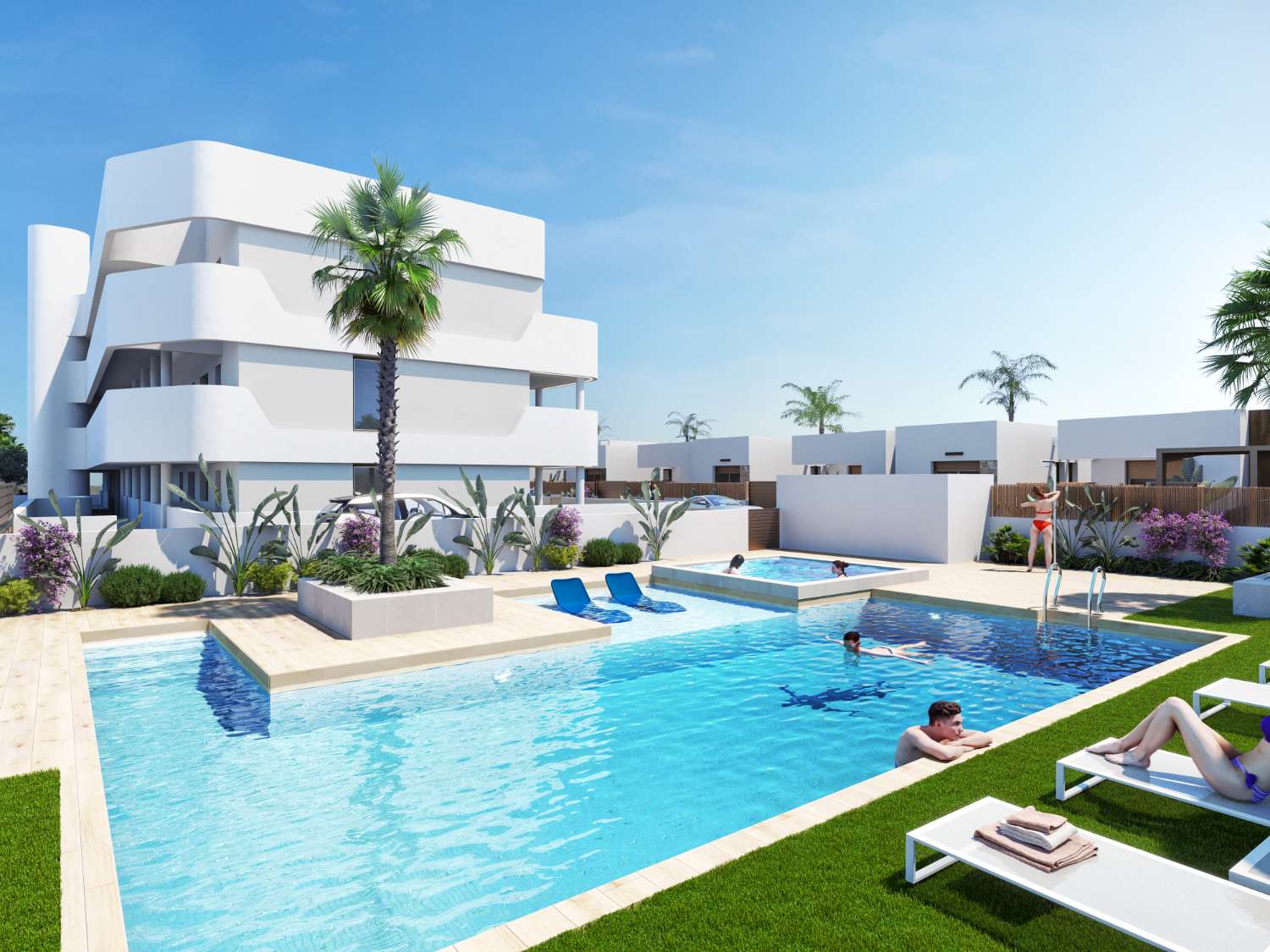 Penthouse next to golf course in Los Alcazares