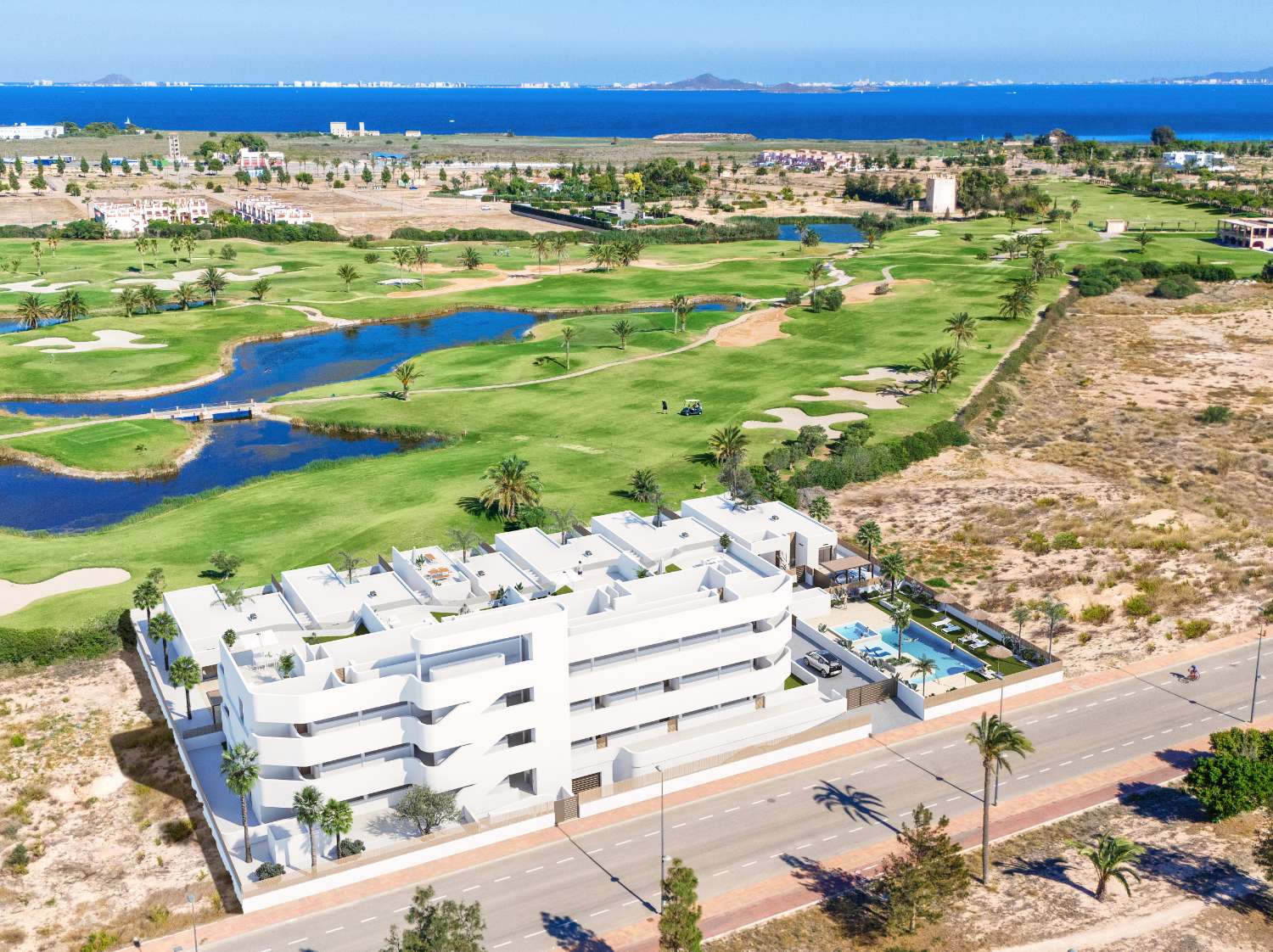 Penthouse next to golf course in Los Alcazares